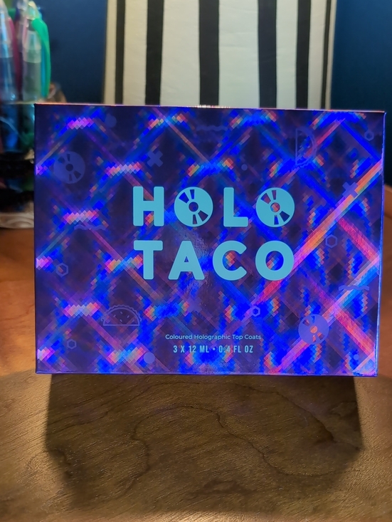 Holo Taco Other - 1st ANNIVERSARY SET HOLO TACO Holographic Top Coats - Blue Holographic Box
